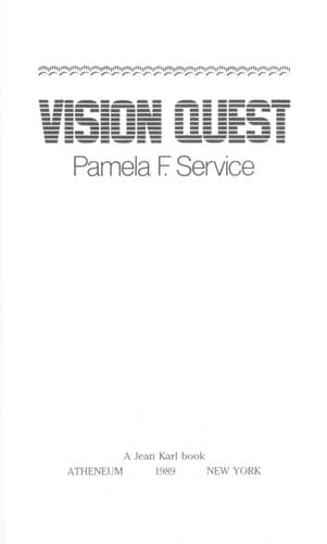 Cover of Vision quest by Pamela F. Service
