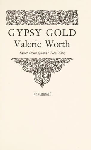 Cover of Gypsy Gold by Valerie Worth
