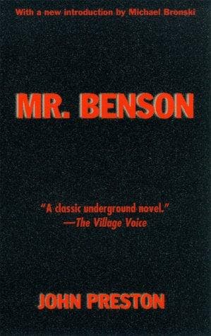 Cover of Mr. Benson by John Preston