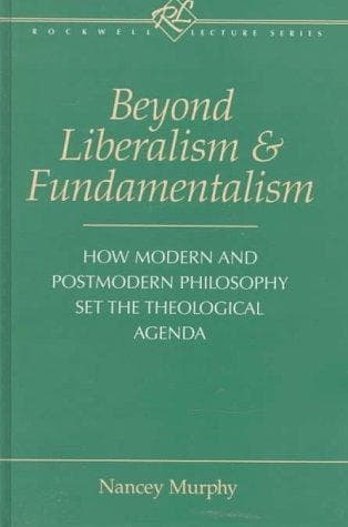 Cover of Beyond liberalism and fundamentalism by Nancey C. Murphy