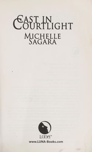 Cover of Cast in courtlight by Michelle Sagara West