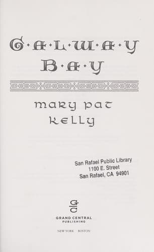 Cover of Galway Bay by Mary Pat Kelly