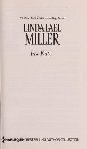 Cover of Just Kate by Linda Lael Miller