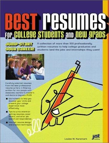 Cover of Best resumes for college students and new grads by Louise Kursmark