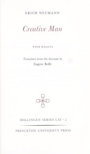 Cover of Creative Man by Erich Neumann
