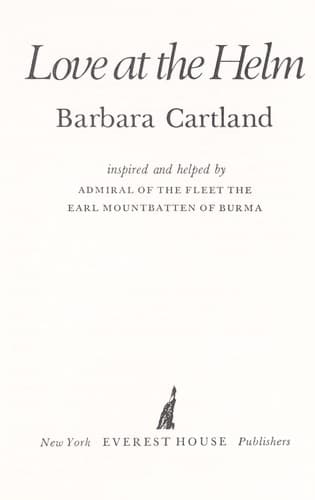 Cover of Love at the Helm by Barbara Cartland