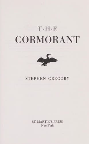 Cover of The Cormorant by Stephen Gregory