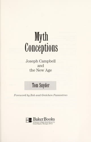 Cover of Myth conceptions by Thomas Lee Snyder