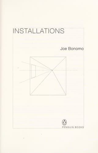Cover of Installations by Joe Bonomo
