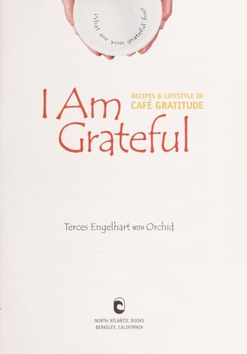 Cover of I am grateful by Terces Engelhart