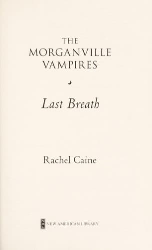 Cover of Last Breath by Rachel Caine