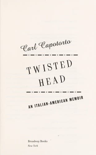 Cover of Twisted Head by Carl Capotorto