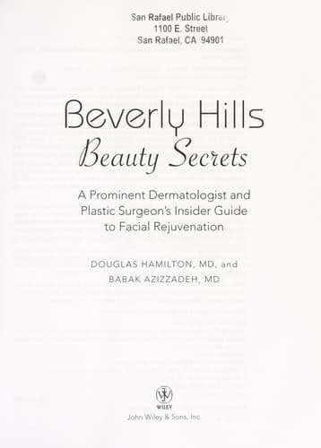 Cover of Beverly Hills beauty secrets by Douglas Hamilton