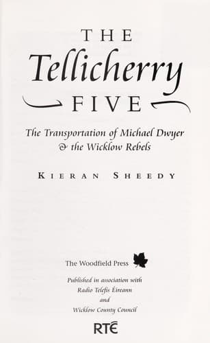 Cover of The "Tellicherry" Five by Kieran Sheedy