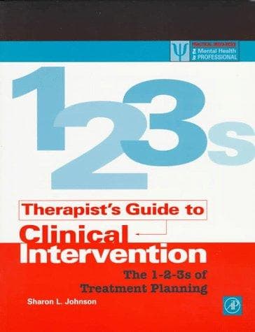 Cover of Therapist's guide to clinical intervention by Sharon L. Johnson