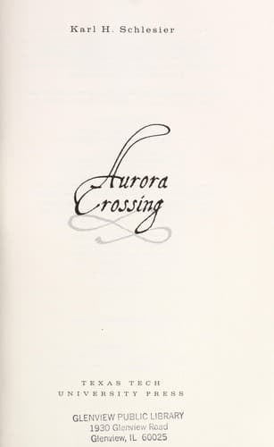 Cover of Aurora crossing by Karl H. Schlesier