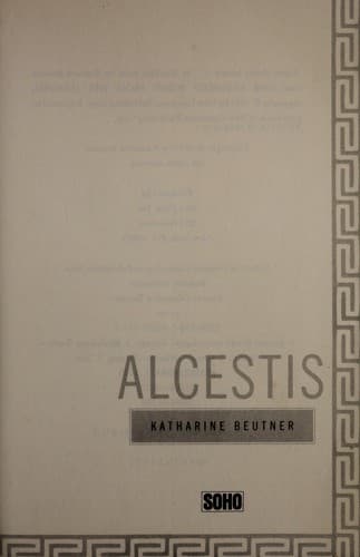 Cover of Alcestis by Katharine Beutner