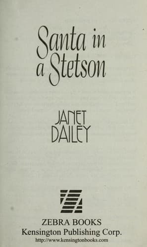 Cover of Santa in a Stetson by Janet Dailey