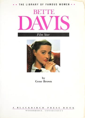 Cover of Bette Davis, film star by Gene Brown