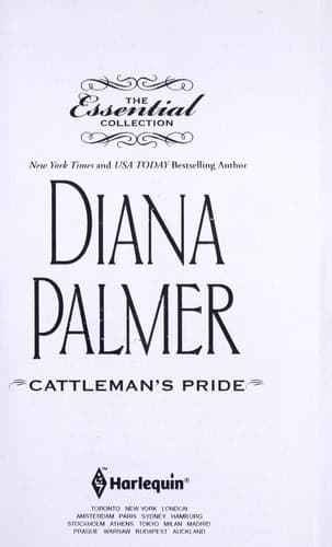Cover of Cattleman's Pride by Diana Palmer