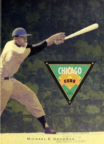 Cover of Chicago Cubs by Michael E. Goodman