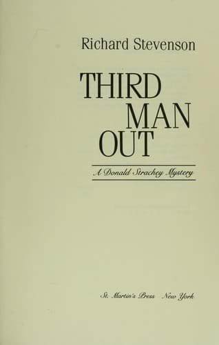Cover of Third man out by Richard Stevenson