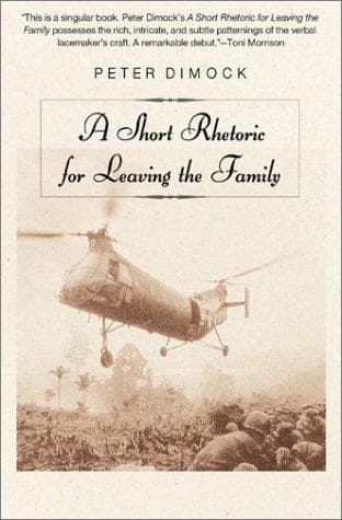 Cover of A Short Rhetoric for Leaving the Family by Peter Dimock