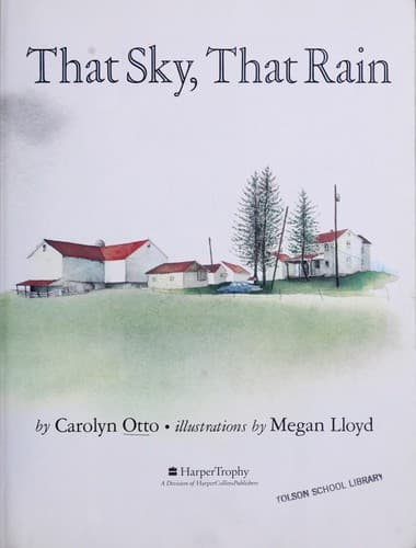 Cover of That sky, that rain by Carolyn Otto