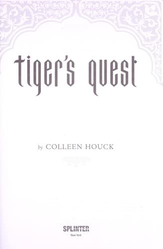 Cover of Tiger's Quest by Colleen Houck