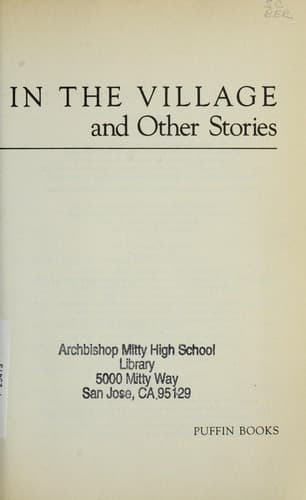 Cover of A thief in the village, and other stories by Berry, James
