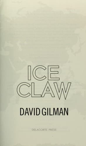 Cover of Ice claw by David Gilman