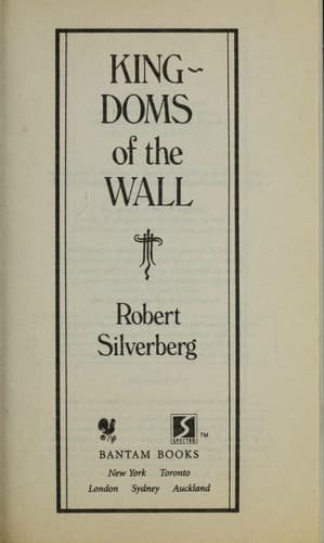 Cover of Kingdoms of the wall by Robert Silverberg