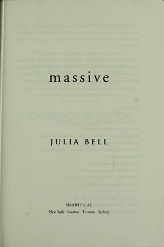 Cover of Massive by Julia Bell