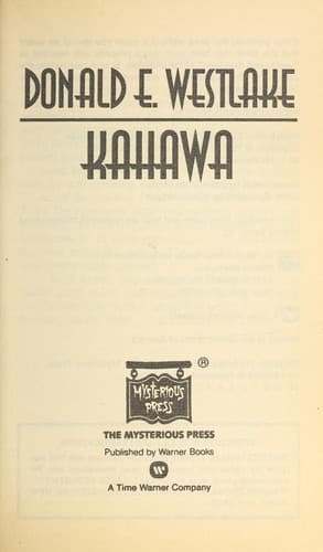 Cover of Kahawa by Donald E. Westlake