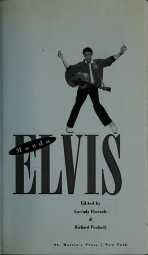 Cover of Mondo Elvis by Lucinda Ebersole