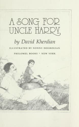 Cover of A song for Uncle Harry by David Kherdian