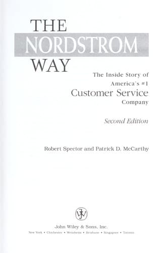 Cover of The Nordstrom way by Robert Donald Spector