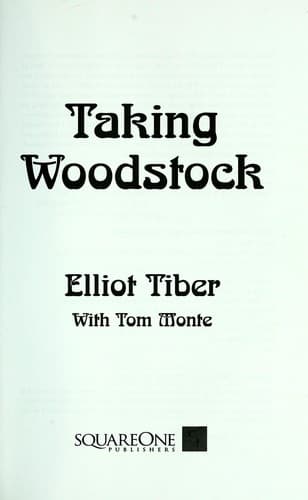Cover of Taking Woodstock by Elliot Tiber