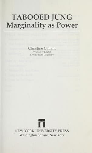 Cover of Tabooed Jung by Christine Gallant