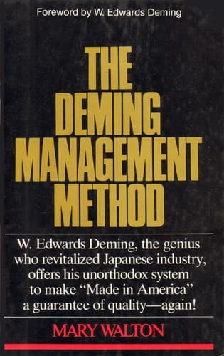 Cover of The Deming management method by Mary Walton