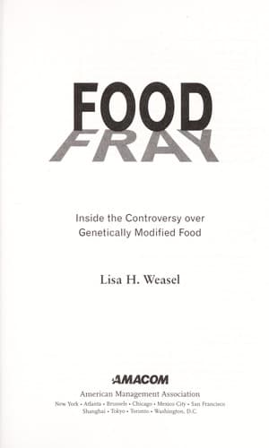 Cover of Food fray by Lisa H. Weasel