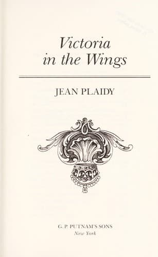 Cover of Victoria in the wings by Eleanor Burford