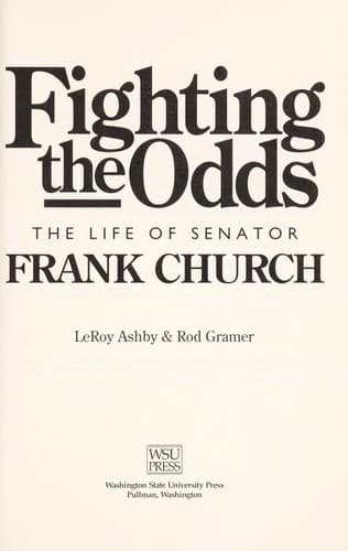 Cover of Fighting the odds by LeRoy Ashby
