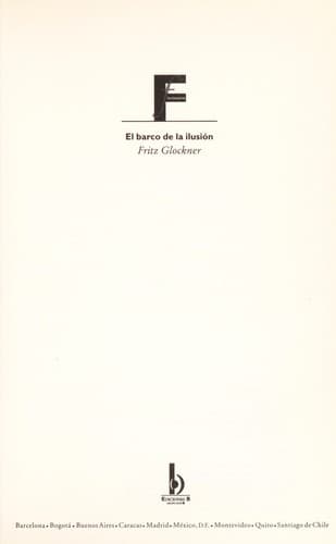 Cover of El barco de la ilusión by Fritz Glockner Corte
