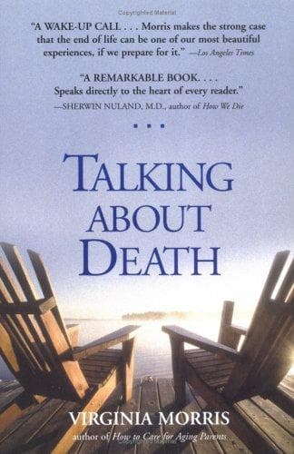 Cover of Talking about death by Virginia Morris