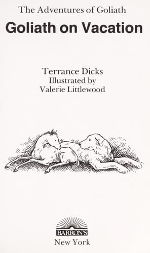 Cover of Goliath on vacation by Terrance Dicks