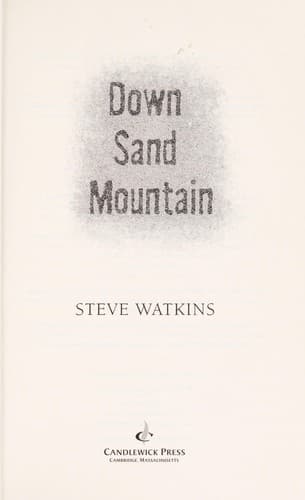 Cover of Down Sand Mountain by Steve Watkins