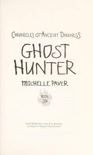 Cover of Ghost Hunter by Michelle Paver