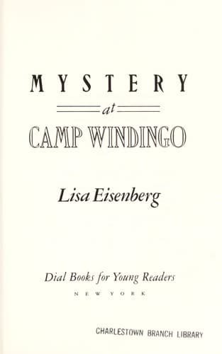Cover of Mystery at Camp Windingo by Lisa Eisenberg