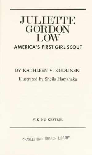 Cover of Juliette Gordon Low by Kathleen V. Kudlinski
